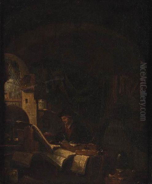 An Alchemist In His Study - view 1