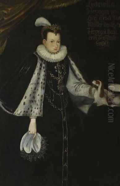 Portrait of Anna Radziwill nee Kettler - view 1