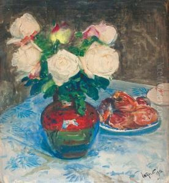 Nature Morte Au Bouquet De Roses - view 1
