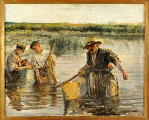 Fishermen by Leon Wyczolkowski