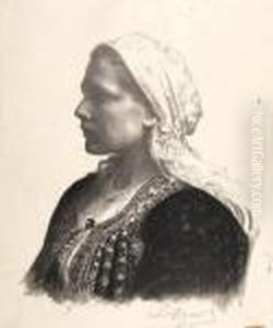 Portret Mlodej Dziewczyny by Leon Wyczolkowski