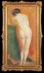 Nude by Leon Wyczolkowski