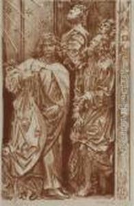Fragment Oltarza Kosciola Mariackiego by Leon Wyczolkowski