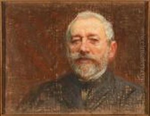 Portret Malarza Ludomira Benedyktowicza (1844 - 1926), 1909 R. by Leon Wyczolkowski