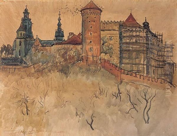 Wawel, 1917 R. - view 1