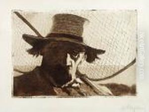 Rybak Z Siecia 1908 by Leon Wyczolkowski