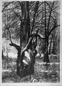 Cis Z Borow Tucholskich by Leon Wyczolkowski
