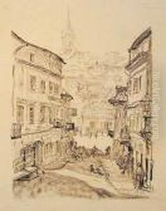 Dzielnica Zydowska W Lublinie by Leon Wyczolkowski