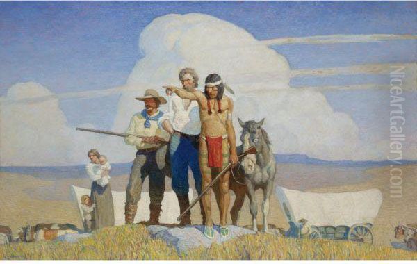 Pioneers - The Opening Of The Prairies - view 1