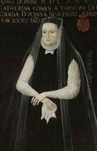 Portrait of Catherina Radziwill nee Teczynska by Unknown Painter