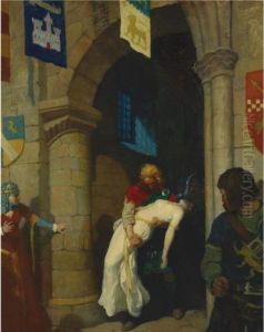 The Wounded Helen by Newell Convers Wyeth