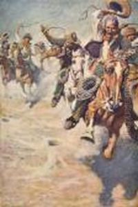 Racing For Dinner by Newell Convers Wyeth