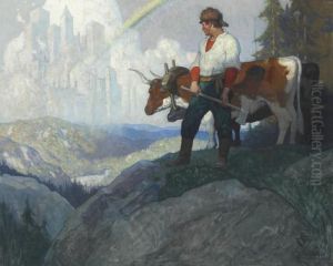 The Pioneer And The Vision by Newell Convers Wyeth