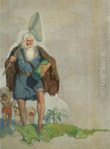 Tropical Island by Newell Convers Wyeth