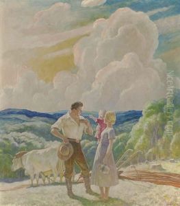 The Homesteaders by Newell Convers Wyeth