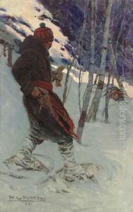A Rounded Shape On A Little Hillside Caught His Eyes by Newell Convers Wyeth