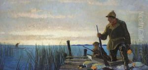 The Duck Hunt by Newell Convers Wyeth