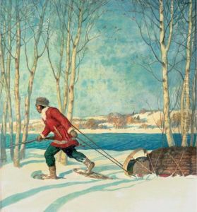 The Story Of Furs by Newell Convers Wyeth