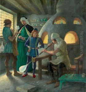The Story Of Glass by Newell Convers Wyeth