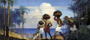 Rubber From The Jungle To The World by Newell Convers Wyeth