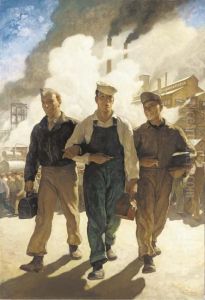 The Spirit Of '46 by Newell Convers Wyeth