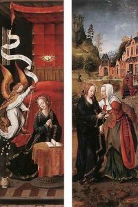 Annunciation and Visitation by Unknown Painter