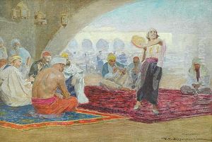 Tancerka Z Tamburynem by Feliks M. Wygrzywalski