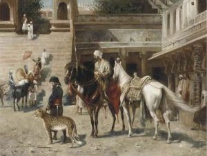The Maharadja's Entourage by Feliks M. Wygrzywalski