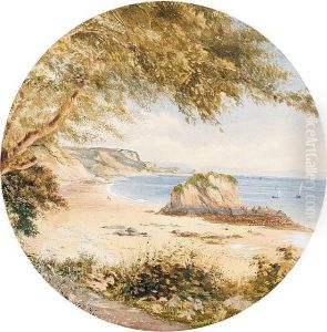 A View Of The Devon Coastline by William Wyld