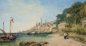 An Italian Coastal Town by William Wyld