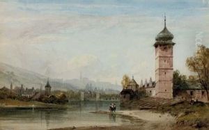 View Of An Eastern European City From The River