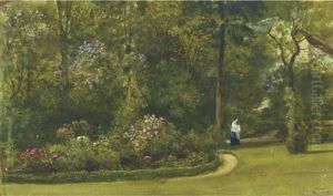 A Walk In The Garden by William Wyld
