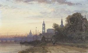 Dresden, Germany, At Sunset