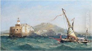 Sailing Boats Off Naples Sailing Boats Off Naples