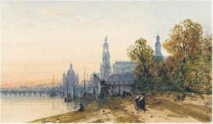 On The River Elbe At Dresden