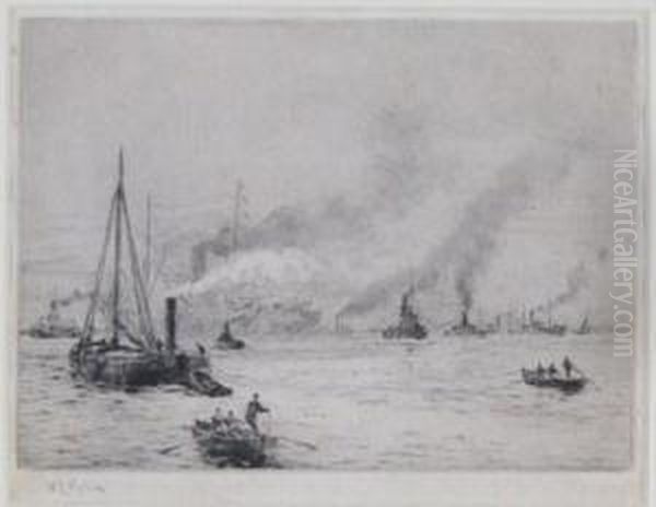 Shipping On The Mersey - view 1
