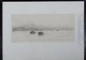 Fishing Boats In The Firth Of Forth by William Lionel Wyllie
