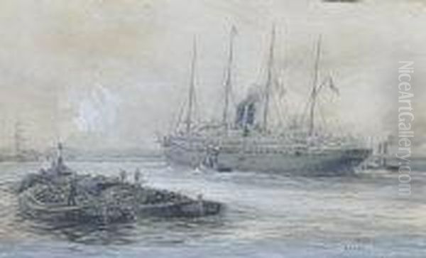 The O.r.b.a Pulling Into Dock - view 1