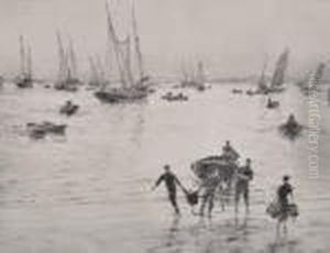 Fisherfolk Bringing In The Catch