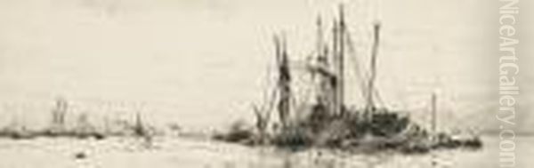 A Collier On The Medway - view 1