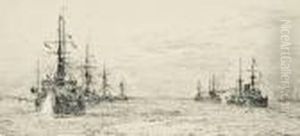 The Convoy by William Lionel Wyllie