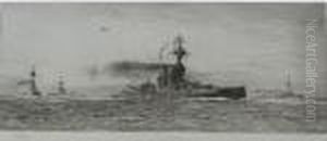 Battleships by William Lionel Wyllie
