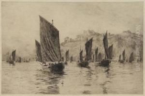 Fishing Luggers Off Dover Fishing Luggers Off Dover