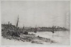 Upnor On The Medway by William Lionel Wyllie