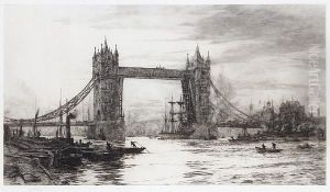 Tower Bridge by William Lionel Wyllie