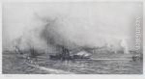 Windy Corner, Battle Of Jutland by William Lionel Wyllie