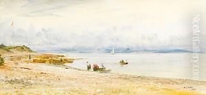 The Cumbraes From The Ayrshire Coast by William Lionel Wyllie