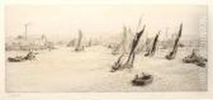Greenwich Reach by William Lionel Wyllie