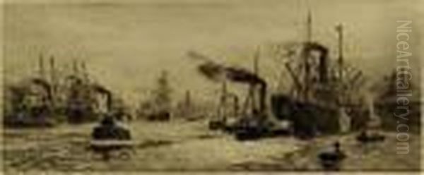 "the Clyde At Govan" - view 1