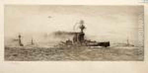 The Warship H.m.s Benbow - view 1